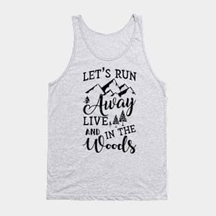 Let,s Run Tank Top